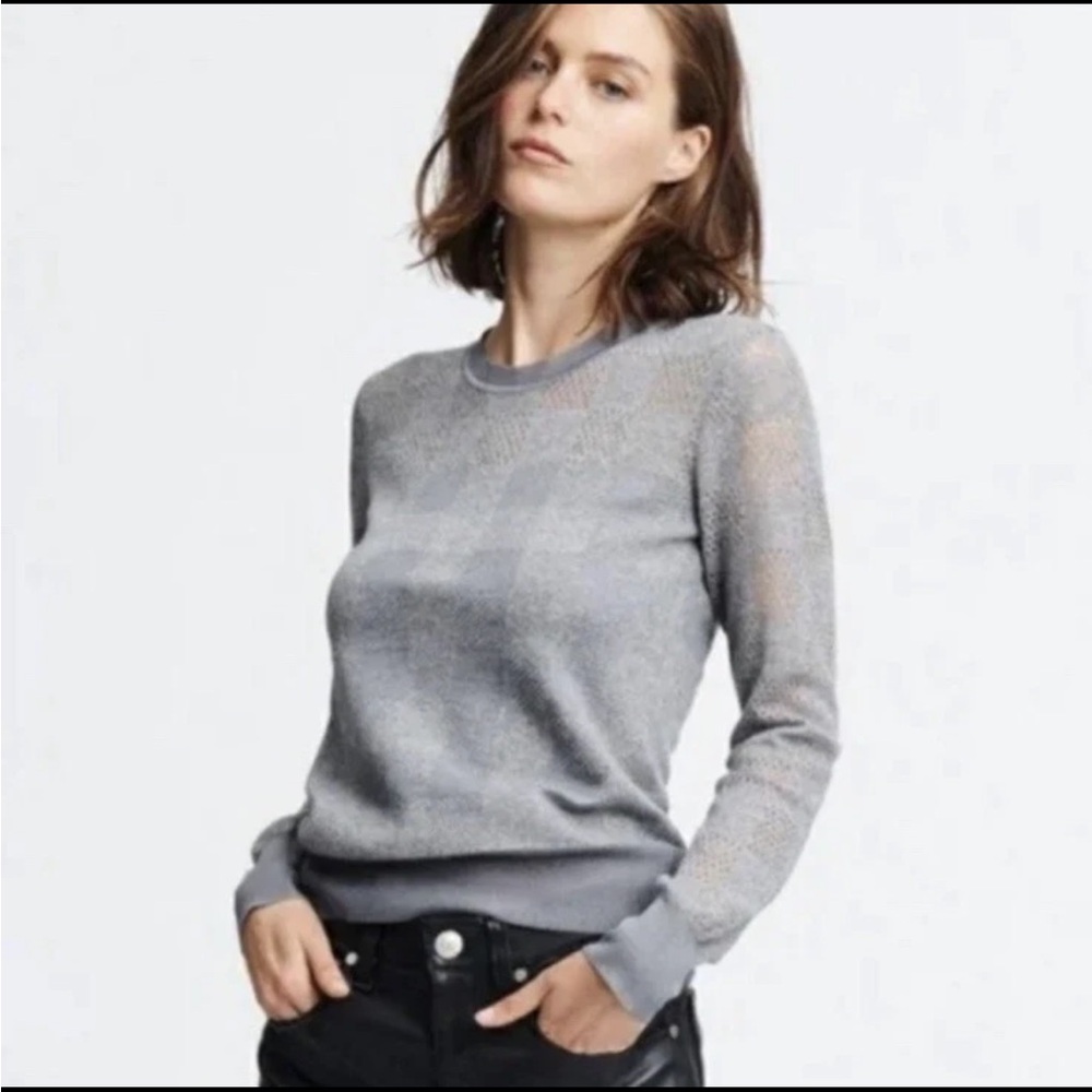 Rag & Bone Charlotte Alpaca Blend Crewneck Long Sleeve